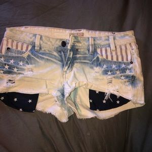 American flag shorts